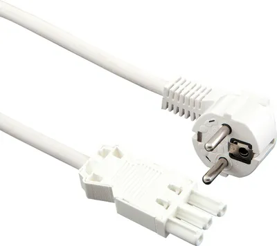 Obrázek produktu pro Připojovací kabelová spojka GST18/zástrčka 1000 mm bílá