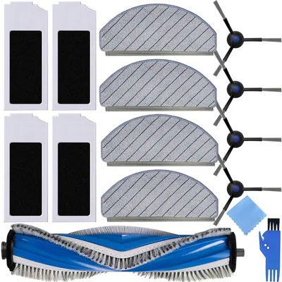 Reinigungsset für Deebot N20 – 13-teilig, Hauptbürste, Filter, Tücher