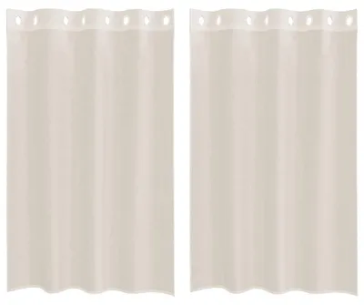 Obrázek produktu pro vidaXL Voálové závěsy s očky 2 ks. Krémová 140x175 cm