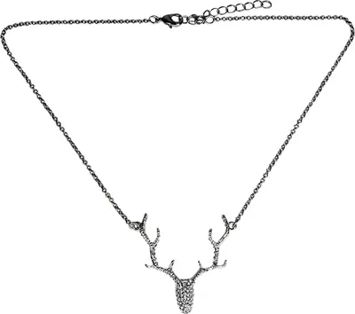 Produktbild von LUISIA Erbscollier "Hirschkopf" mit Premium Kristallen - 48118
