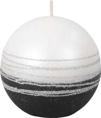 Obrázek produktu pro Nohel Garden Svíčka LUMINA SILVER VÁLEC d6x13cm