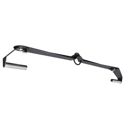 Produktbild von GORILLA SPORTS® Latzugstange und Rudergriff, 360° drehbar, Stahl, 200 kg