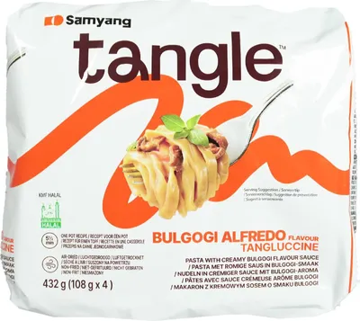 Produktbild von Samyang tangle Bulgogi Alfredo Flavor Tangluccine 432g