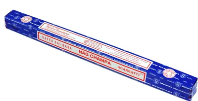 Produktbild von Nag Champa, Nagchampa Incense Räucherstäbchen - Sai Baba Satya 10 g, Blau, 1*1*1 cm, Indische Räucherstäbchen