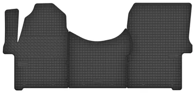 Produktbild von Gummimatten Fußmatten Vorne Schwarz für Volkswagen Crafter I 2006-2019