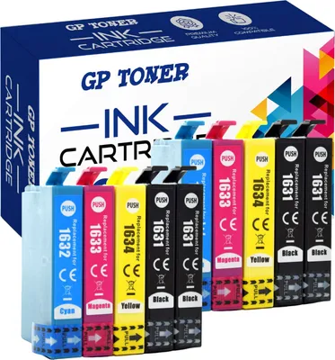 10x Kompatibilna Kazeta pro Epson 16XL pro Epson WF2760DWF WF2660DWF WF2630WF