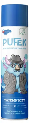 Zdjęcie produktu dla Pufek Tajemniczy neutralizator zapachów odświeżacz powietrza w spray 600 ml