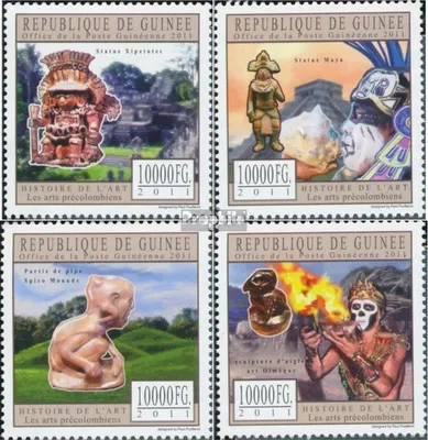 Produktbild von Briefmarken Guinea 2011 Mi 8786-8789 (kompl. Ausgabe) postfrisch Präkolumbianische Kunst