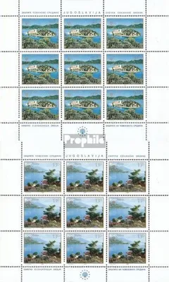 Produktbild von Briefmarken Jugoslawien 1980 Mi 1847-1848 Kleinbögen (kompl.Ausg.) postfrisch Naturschutz
