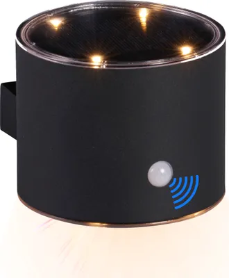 Produktbild von Northpoint LED Solar Wandleuchte mit Bewegungsmelder Up & Down-Technik warmweiß Zylinder