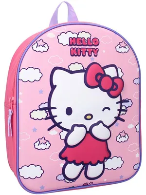 Productafbeelding van Hello Kitty 3D Kinderrugzak Roze, 32 x 26 x 11 cm