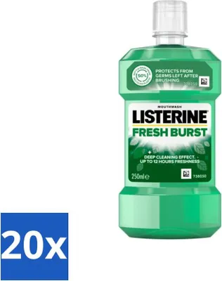 Productafbeelding van Listerine - Mondwater - Fresh Burst - 250 ml - Voordeelverpakking - 20 stuks