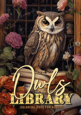 Produktbild von Owln in the Library Coloring Book for Adults