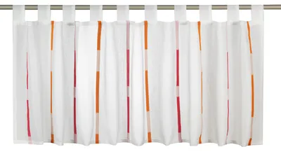 Produktbild von Bistrogardine Calypso 04 rot halbtransparent 140x48cm