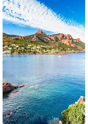 Image de Tableau sur toile portrait Esterel 65x97 cm, Tableau mural moderne pour décoration intérieure