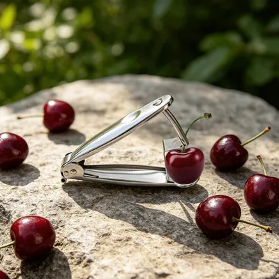 Produktbild von Kirschkernentferner aus Edelstahl für Obst