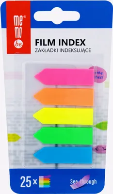 Image de INDEX-LESEZEICHEN MemoBe Notes repositionnables 12x45 mm 5 x 25 pièces