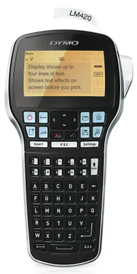 Image de Dymo LabelMANAGER 420P - Étiqueteuse - Noir et blanc - transfert thermique - Rouleau (1,9 cm)