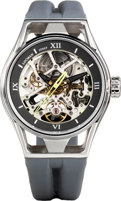 Produktbild von 0538A07S-00GYLISIA Italy Herrenuhr Montecristo Skeleton Automatik grau Ref. 0538 Locman