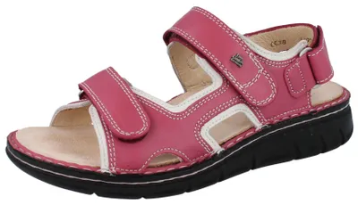 Obrázek produktu pro Finn Comfort Wanaka-Soft dámský sandál, Azaleo/Hielo (Pink), kůže, Classic - Dámský sandál, pohodlná / volná stélka, vícebarevný, kůže (nube/agra)
