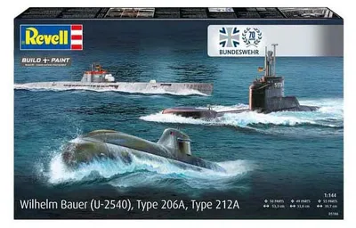 Produktbild von Revell 70 Jahre Bundeswehr:Wilhelm Bauer,Type 206A,Class2 1:144