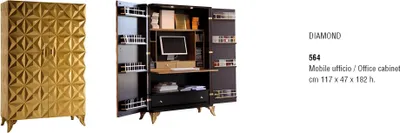 Immagine prodotto di Armadio per ufficio, scaffalatura, mobile in legno massello, vetrina, arredamento per ufficio, armadi