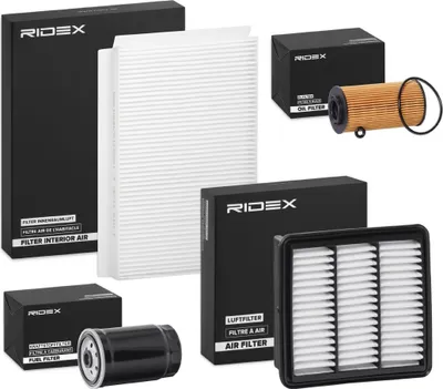 Produktbild von RIDEX Filterset Inspektionspaket Filtersatz für HYUNDAI i30 (FD) i30 CW (FD)