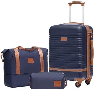 Produktbild von Solidchoice – 5-teiliges Koffer-Set mit Reise- und Toilettentasche