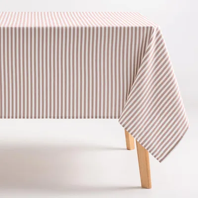 Imagen del producto de Mantel, impermeable, 160 x 160 cm, de algodón, para la mesa de comedor