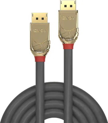 Produktbild von LINDY DisplayPort Kabel Gold Line 8K60Hz 0.5m