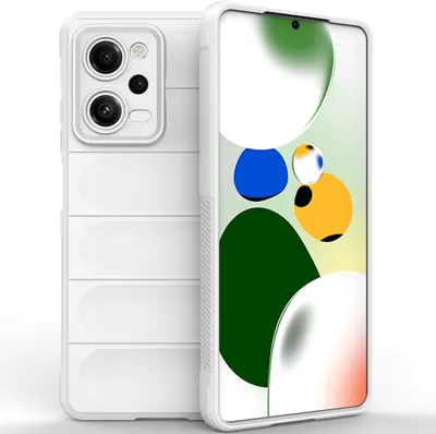 Immagine prodotto di Custodia Redmi Note 12 Pro 5G, Custodia protettiva antiscivolo in silicone TPU morbido per Xiaomi Redmi Note 12 Pro 5G Bianco
