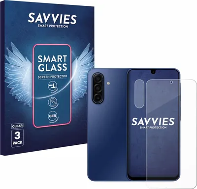 Produktbild von 3x Savvies Schutzglas Folie für Samsung Galaxy A17 5G (Display+Kamera) 9H Panzer Schutzfolie Glas Displayschutz klar transparent