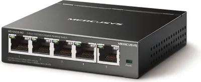 Produktbild von Mercusys MS105GS-M2, Unmanaged, Gigabit Ethernet (10/100/1000), Vollduplex, Wandmontage