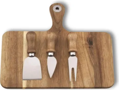 Zdjęcie produktu dla Ladelle Fromagerie Rechteckig 4-teiliges Käse-Servierset 896383