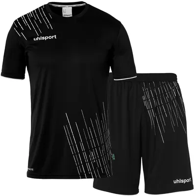 Immagine prodotto di uhlsport Score 26 set (maglia+pantaloncini) uomo 222 - nero/bianco S