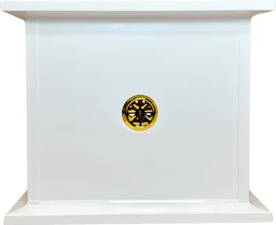 Produktbild von abc HOME | Pflanzkübel | weiß | pulverbeschichtet | Gummifüße | 49 cm B