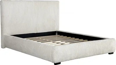 Produktbild von Doppelbett aus Cord "Montana" - 180 x 200 cm - Beige