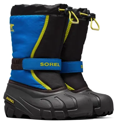 Produktbild von Sorel KIDS FLURRY Schneestiefel für Uni Kinder, Schwarz (Black x Super Blue)