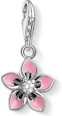 Image de Thomas Sabo Fleur rose 1354-041-9 Pendentif à breloques