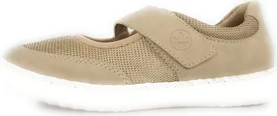 Produktbild von Rieker Morelia Damenschuhe Spangenballerina Beige Freizeit, Schuhgröße:36 EU