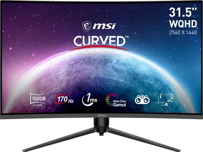 Obrázok produktu pre MSI G32CQ5P Monitor PC 80 cm (31,5") 2560 x 1440 pixelov širokouhlý Quad HD LCD Nero