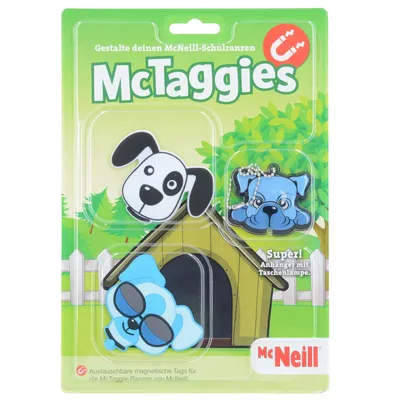 Imagen del producto de McNeill accesorios para mochilas Magneti-Set 3 piezas Hai multicolor