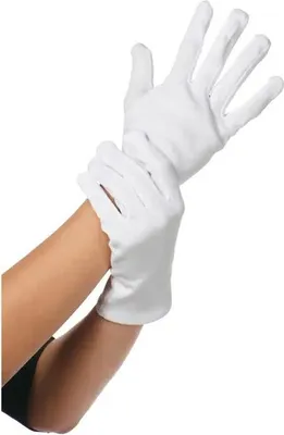 Produktbild von Mottoland Handschuhe weiß, Kostüm Zubehör
