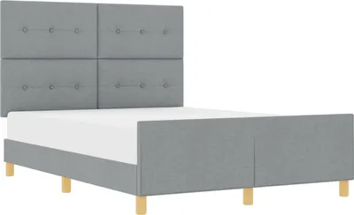 Immagine prodotto di Struttura del letto Grigio chiaro 140 x 190 cm Tessuto