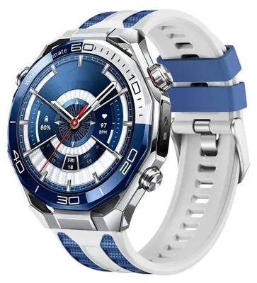 Immagine prodotto di Cinturino in silicone per smartwatch Huawei Watch Ultimate 2, bicolore e regolabile