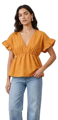 Produktbild von Naf Naf Plina Damen Alltagsbluse mit Baske XS