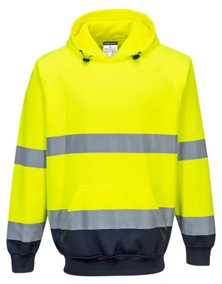 Immagine prodotto di Portwest B316 Felpa con cappuccio bicolore giallo/marino taglia S