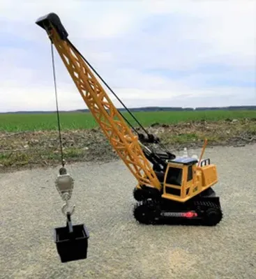 Produktbild von RC Raupenkran TOPLIFTER 12CH ferngesteuerter Baukran Kran Baufahrzeug Bagger