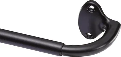 Produktbild von Famanu Gardinenstange für Verdunkelungsgardinen - verstellbar 71-122 cm - schwarz