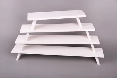 Produktbild von Schwibbogenbank breit weiß (80x11x13cm) von Weigla Holzkunst